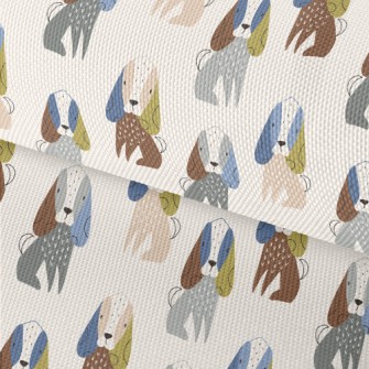 Long-faced Spotted Dog In A Da Waterproof Oxford