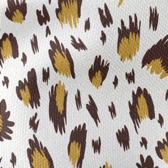 Brown Leopard Print With A Sen Waterproof Canvas