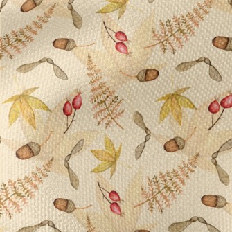 Forest Plants In Autumn Colors Waterproof Canvas