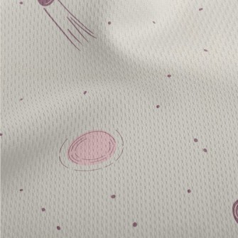 Peaceful And Harmonious Galaxy Athletic Mesh Flat Back