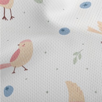 A Diligent Bird Looking For Fo Athletic Mesh Flat Back