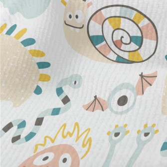 Cute Monsters In Minimalist St Terry
