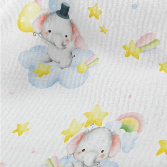 Baby Elephant Holding Balloons Terry