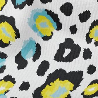 Abstract Contrasting Color Tex Terry