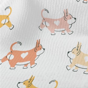 Corgi With Heart-shaped Mark Terry