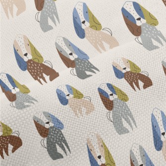 Long-faced Spotted Dog In A Da Performance Linen