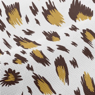 Brown Leopard Print With A Sen Performance Linen