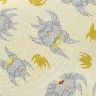 Angel With Wings Covering His  Twill
