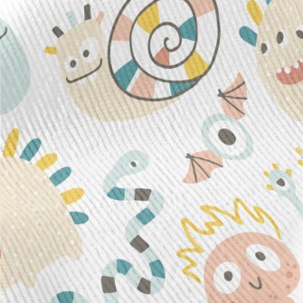 Cute Monsters In Minimalist St Standard Corduroy