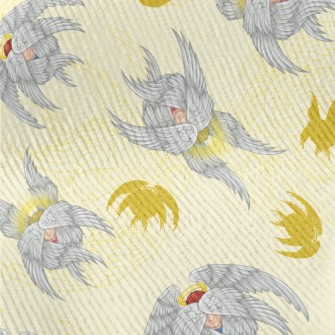 Angel With Wings Covering His  Standard Corduroy