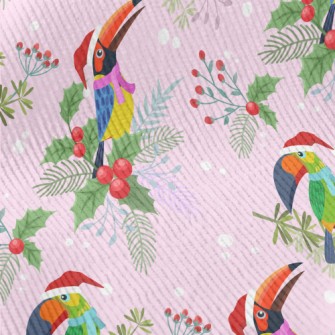 Big-billed Parrot Celebrating  Standard Corduroy