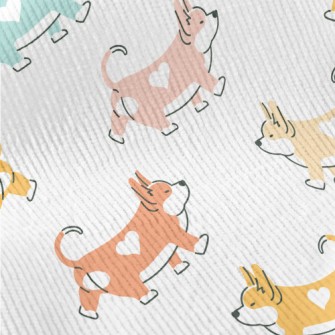 Corgi With Heart-shaped Mark Standard Corduroy
