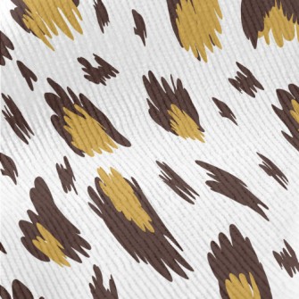 Brown Leopard Print With A Sen Standard Corduroy