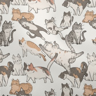 Hand Drawn Doodles Of Cat Life Dobby