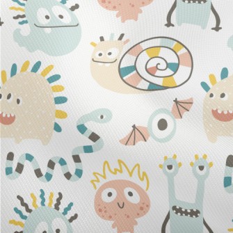 Cute Monsters In Minimalist St Dobby