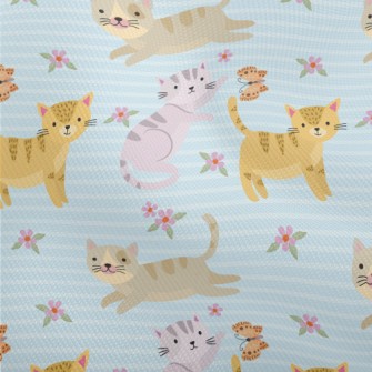 Kittens Chasing Butterflies Dobby