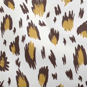 Brown Leopard Print With A Sen Dobby