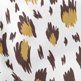 Brown Leopard Print With A Sen Stretch Ponte