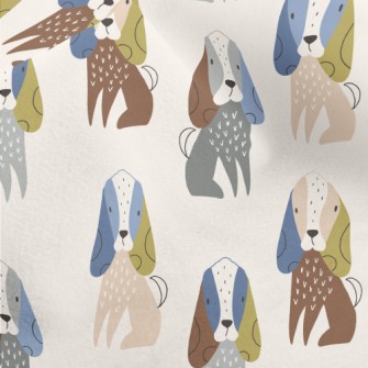 Long-faced Spotted Dog In A Da Micro Fleece
