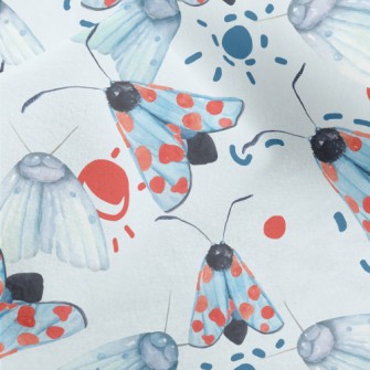 Beautiful Butterfly With Brigh Micro Fleece