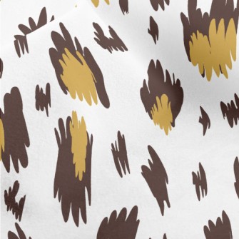 Brown Leopard Print With A Sen Micro Fleece