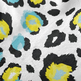 Abstract Contrasting Color Tex Minky