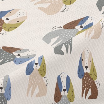 Long-faced Spotted Dog In A Da Piqué