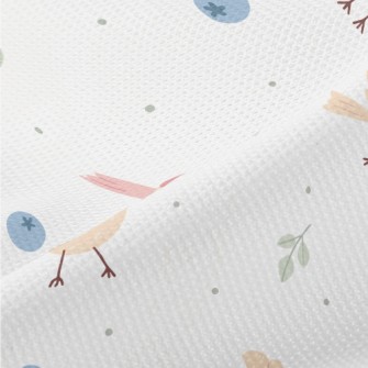 A Diligent Bird Looking For Fo Piqué