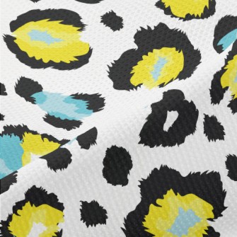 Abstract Contrasting Color Tex Piqué