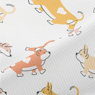 Corgi With Heart-shaped Mark Piqué