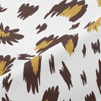 Brown Leopard Print With A Sen Piqué