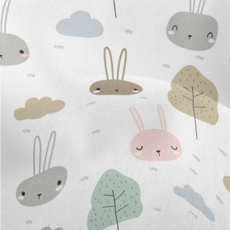 Cute Little Rabbit Lightweight Performance Linen