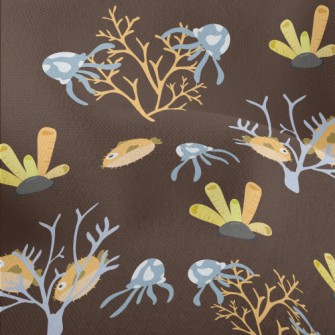 Pufferfish And Jellyfish In Th Lightweight Performance Linen