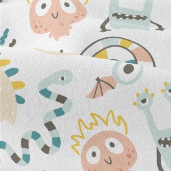 Cute Monsters In Minimalist St Modern Jersey