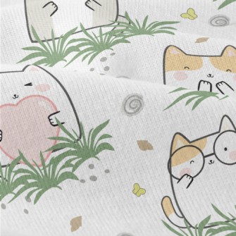 Smiling Happy Kitten Modern Jersey