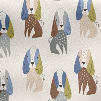 Long-faced Spotted Dog In A Da Jersey Backed Fleece