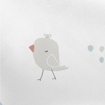 The Happy Life Of Birds Pongee