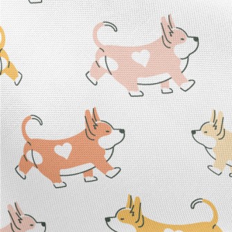 Corgi With Heart-shaped Mark Pongee