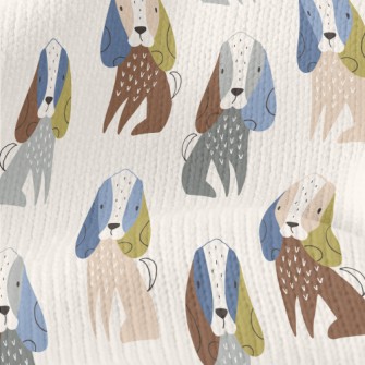 Long-faced Spotted Dog In A Da Stretch Jersey