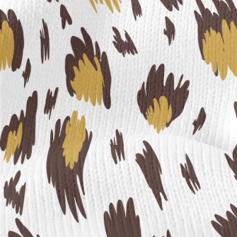 Brown Leopard Print With A Sen Stretch Jersey