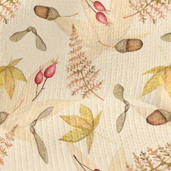 Forest Plants In Autumn Colors Stretch Jersey