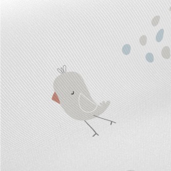 The Happy Life Of Birds Midweight Cotton Poplin