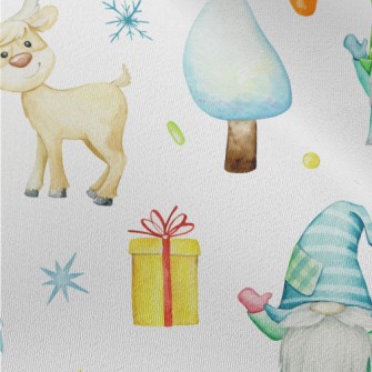 Dwarfs Hold Christmas Celebrat Chiffon