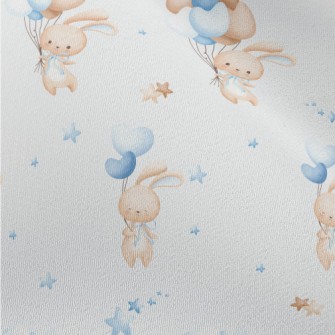 Rabbit Flying In The Sky With  Chiffon