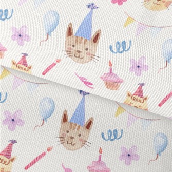 Cats Celebrating Birthday Toge Waterproof Oxford