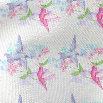 Hummingbird Collecting Nectar  Waterproof Canvas