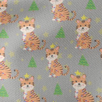 A Playful Tiger Celebrating Ch Waterproof Canvas