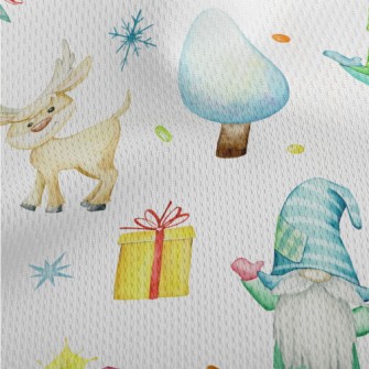 Dwarfs Hold Christmas Celebrat Athletic Mesh Flat Back