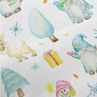 Dwarfs Hold Christmas Celebrat Performance Linen