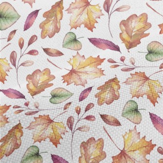 Colorful Autumn Leaves Performance Linen